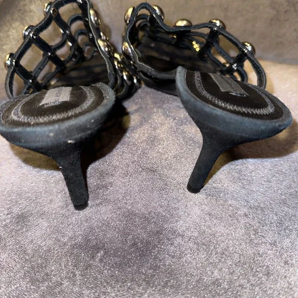 Alexander Wang Sofia Kitten Heel Sandal Mules Shoes Size  39 - Picture 9 of 11